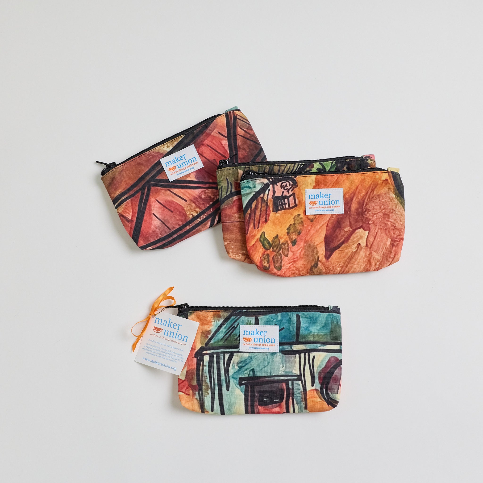 Maker Mural Zipper Pouch