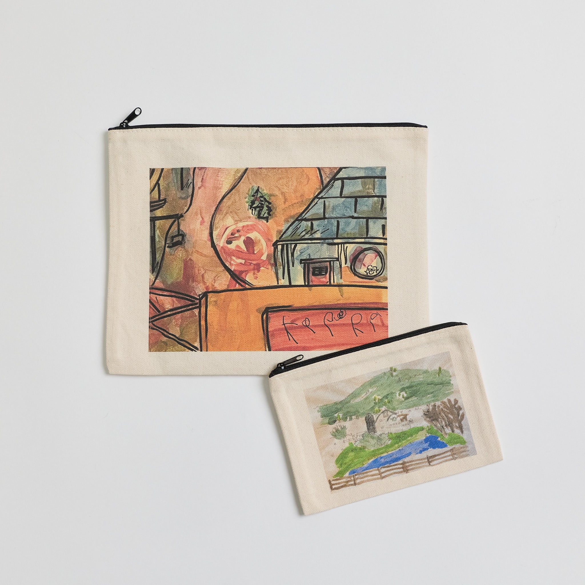 White Barn Zipper Pouch