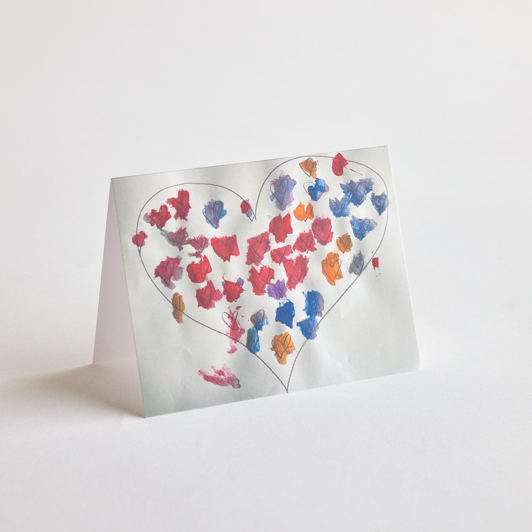 Hearts in Heart Note Card