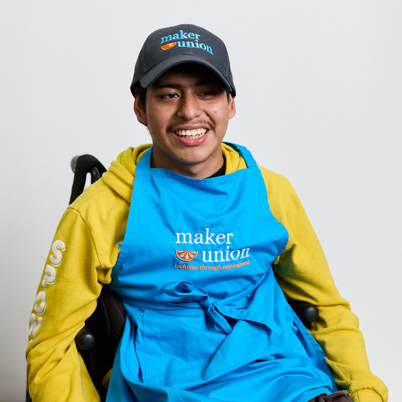 Maker Union Logo Baseball Cap Grey