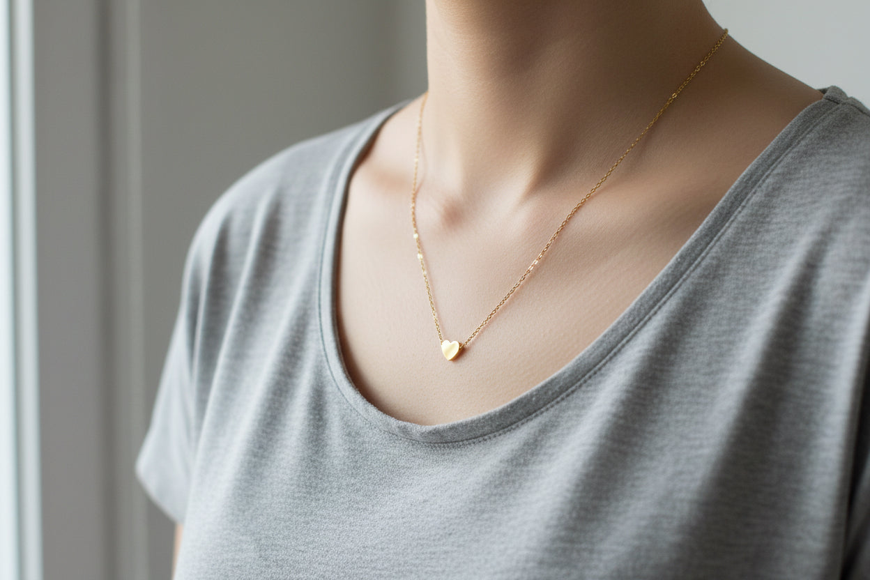 Mini Heart Pendant Necklace