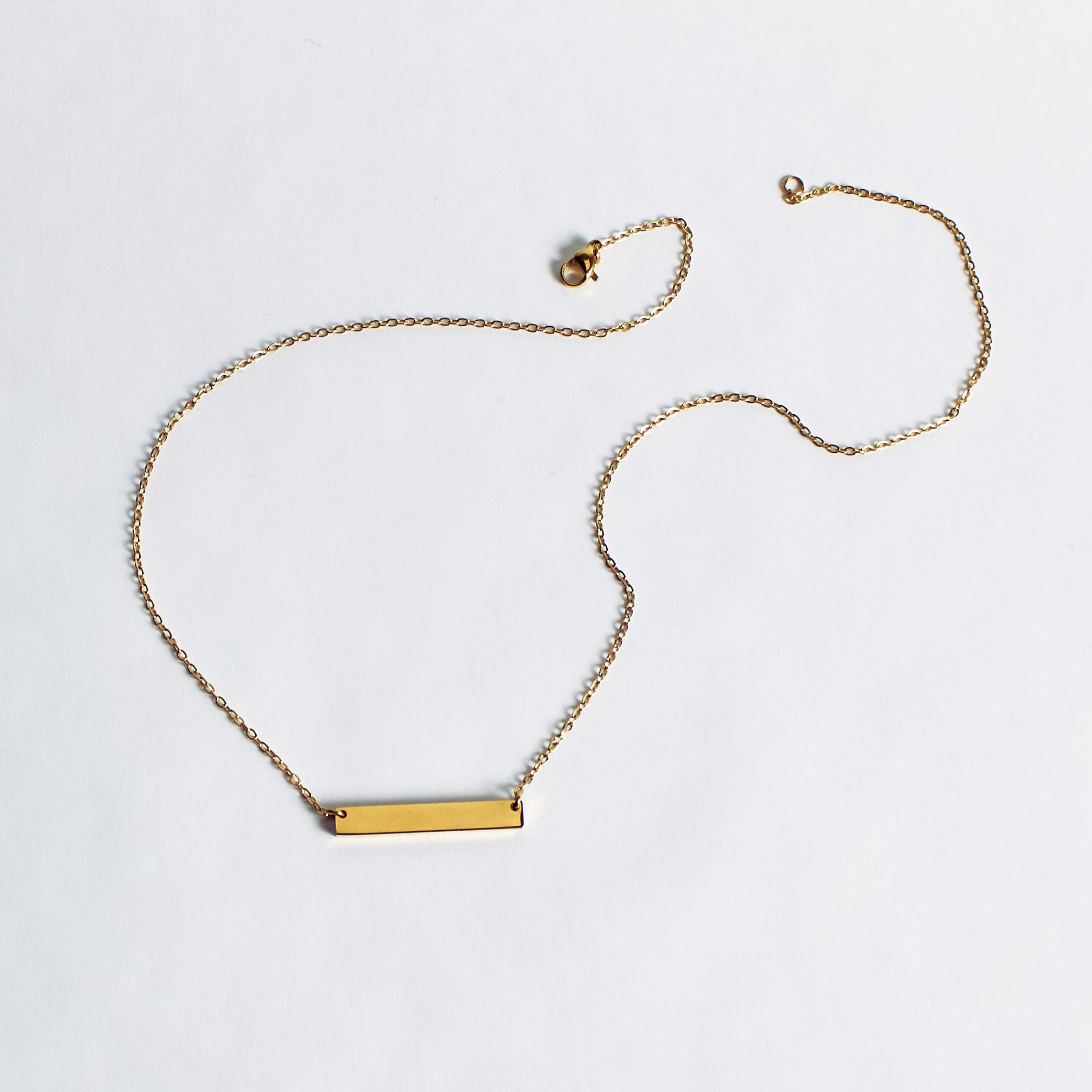 Blank Bar Necklace