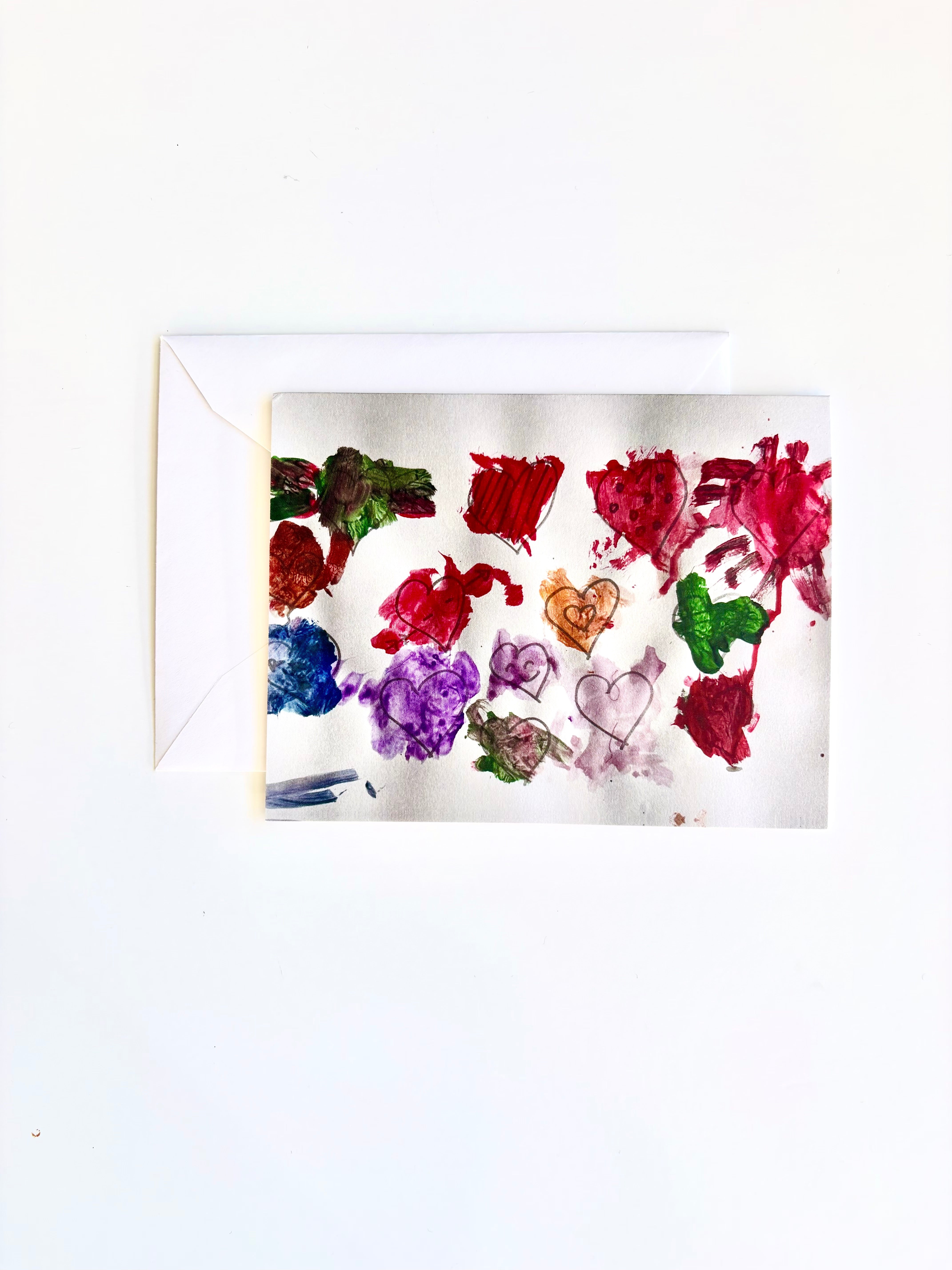 Dancing Hearts Note Card