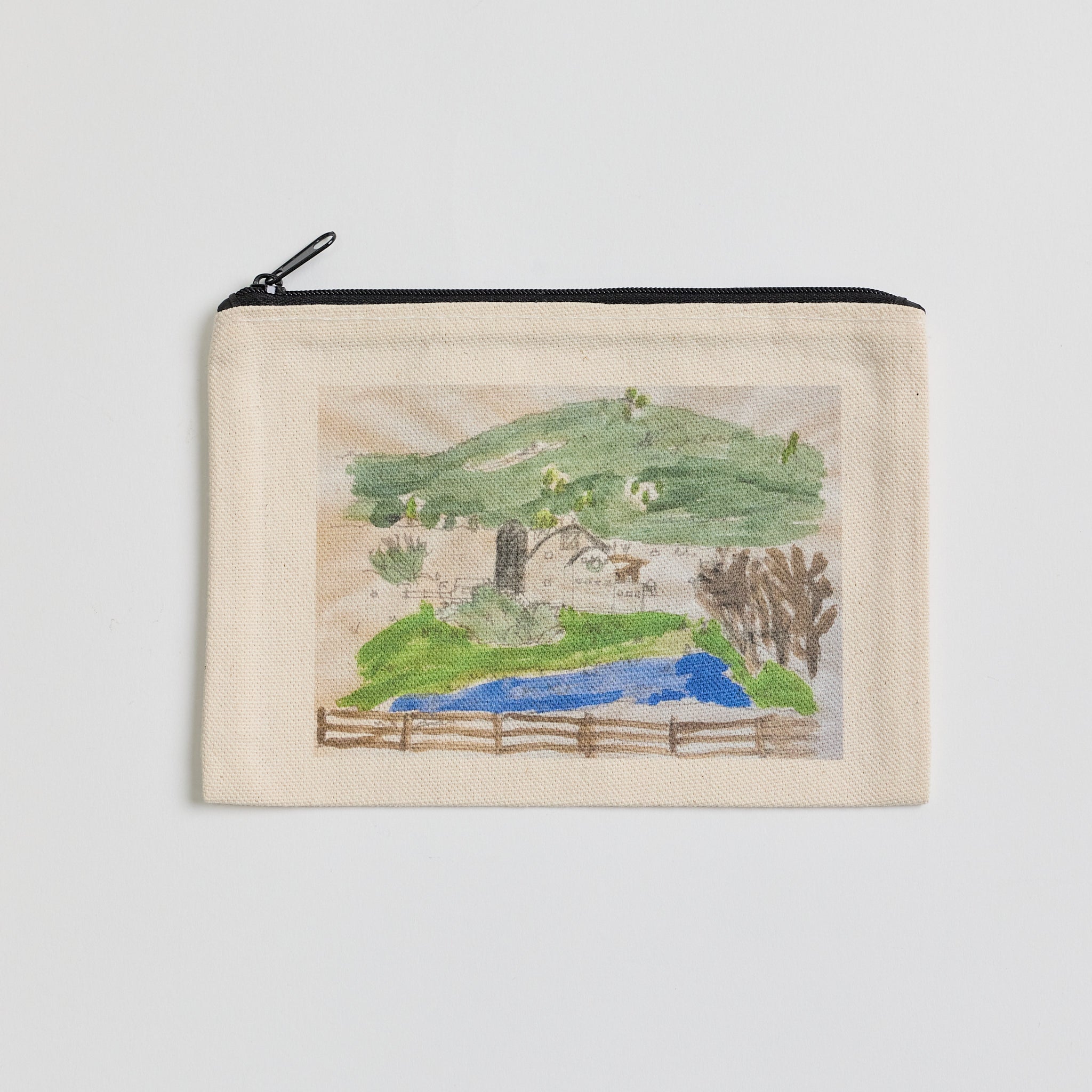 White Barn Zipper Pouch