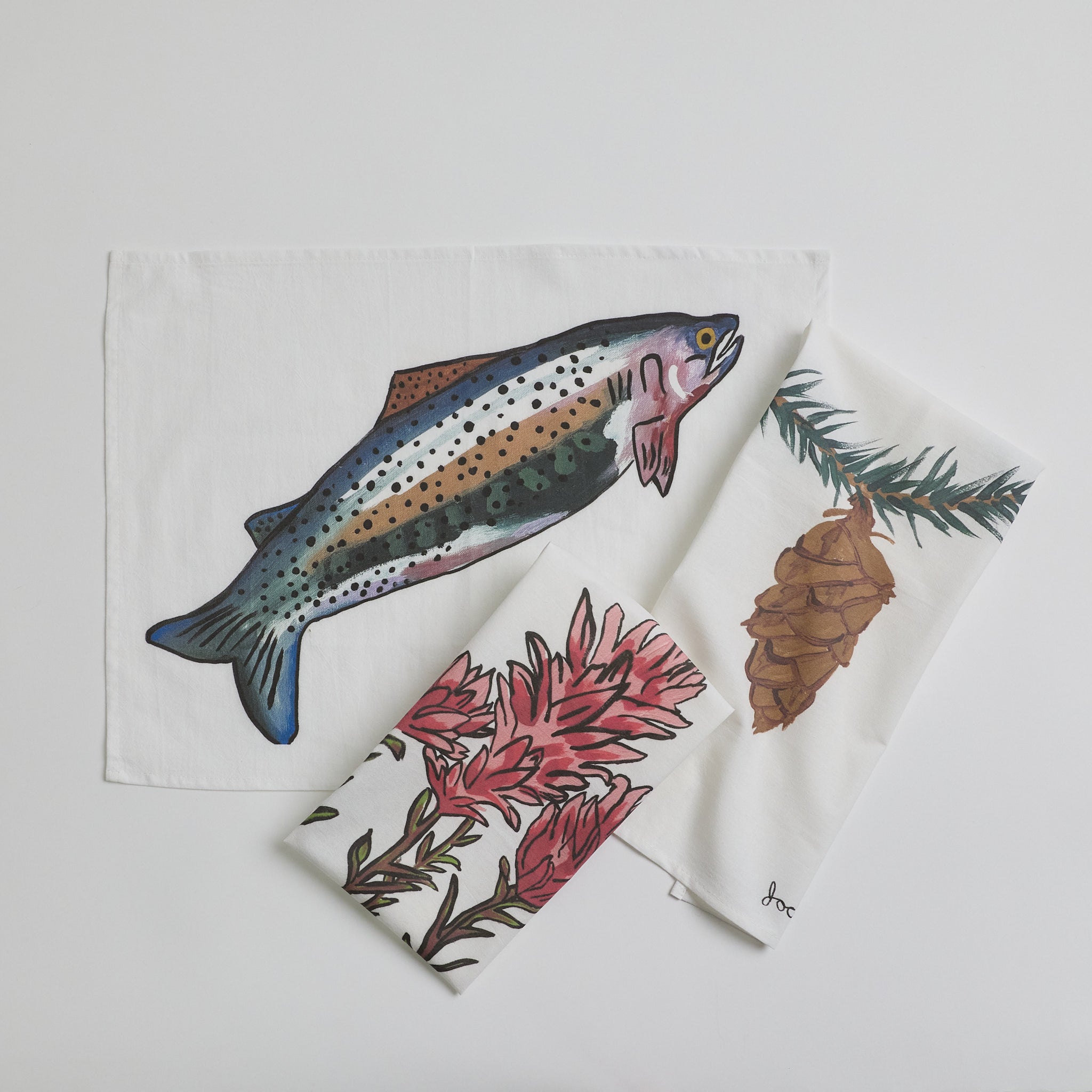 Nature Tea Towels - Set of 3