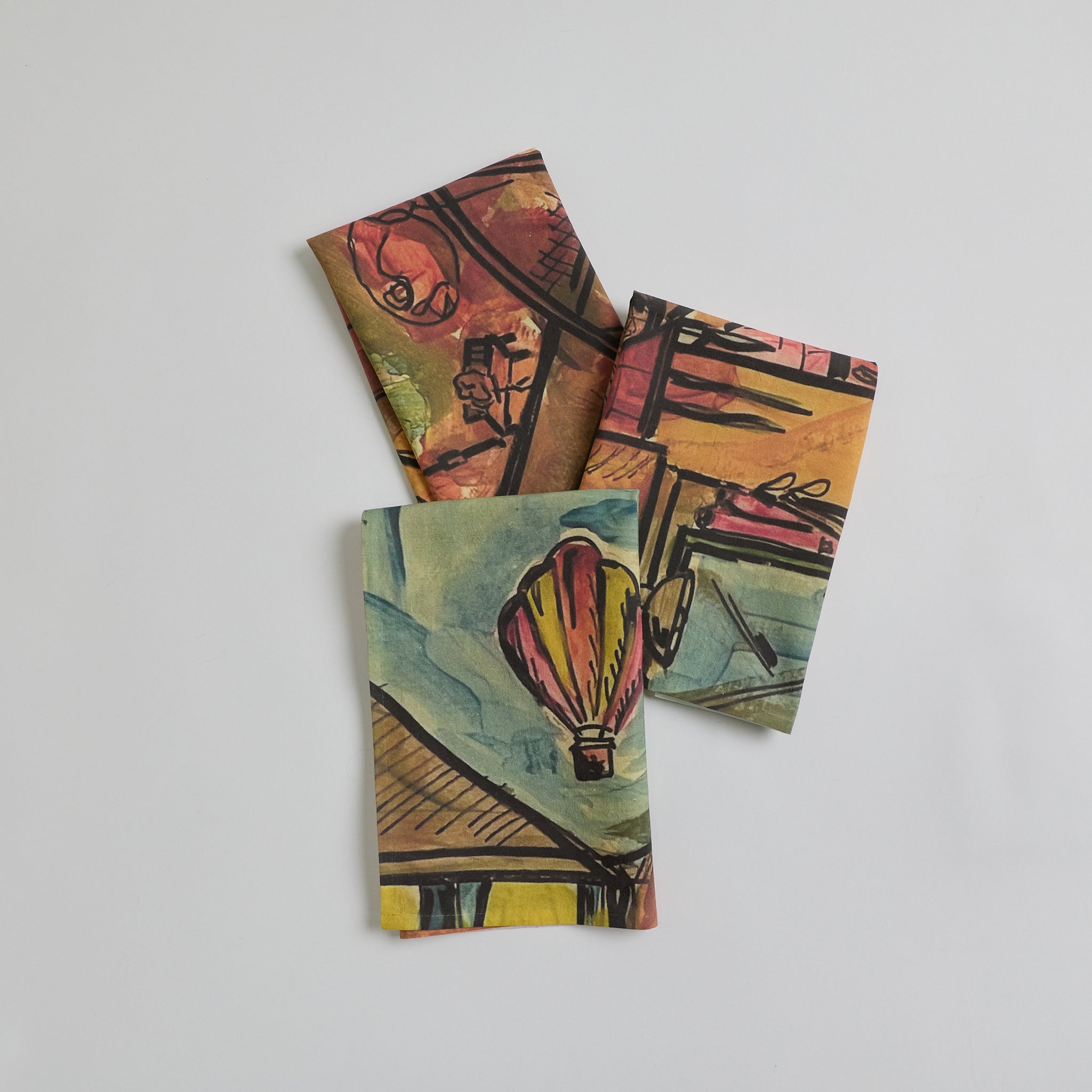 Old Town Set of 3 Tea Towels