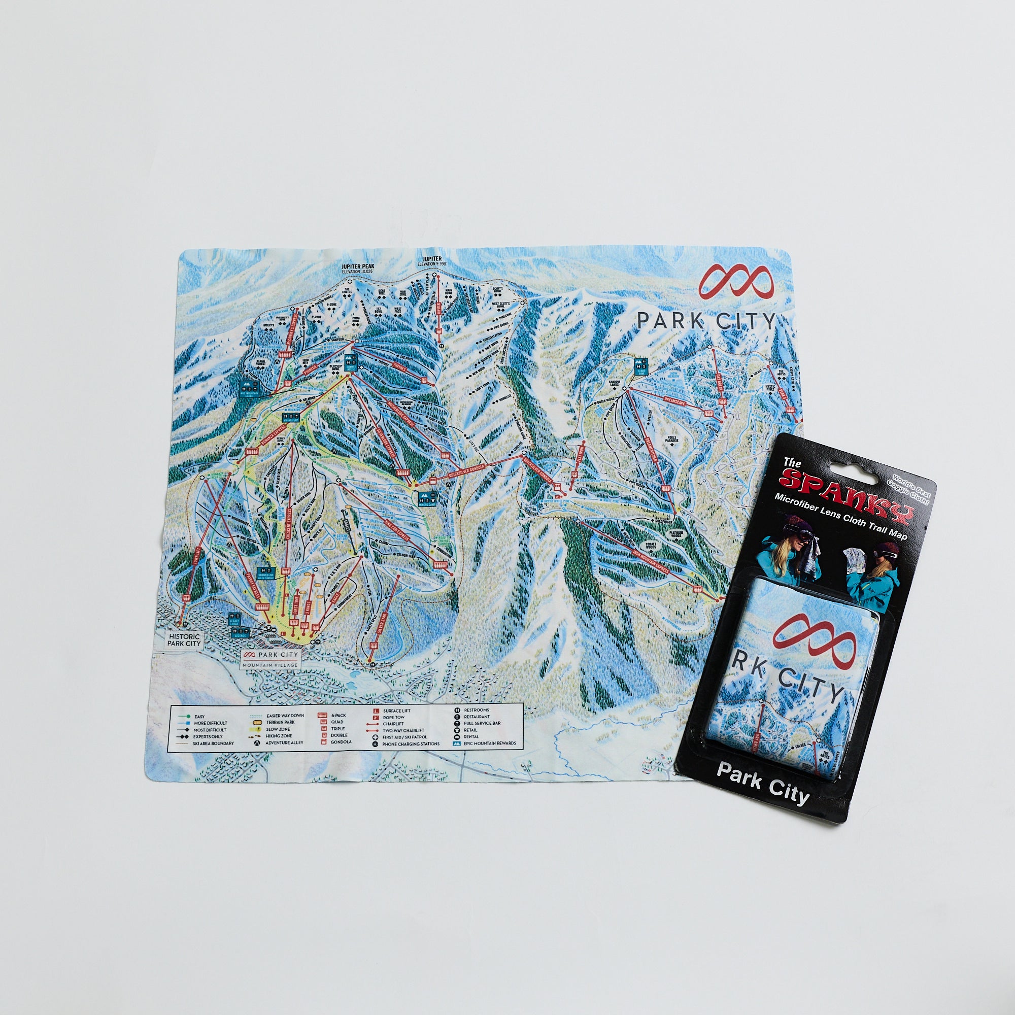 PCMR ski map cloth