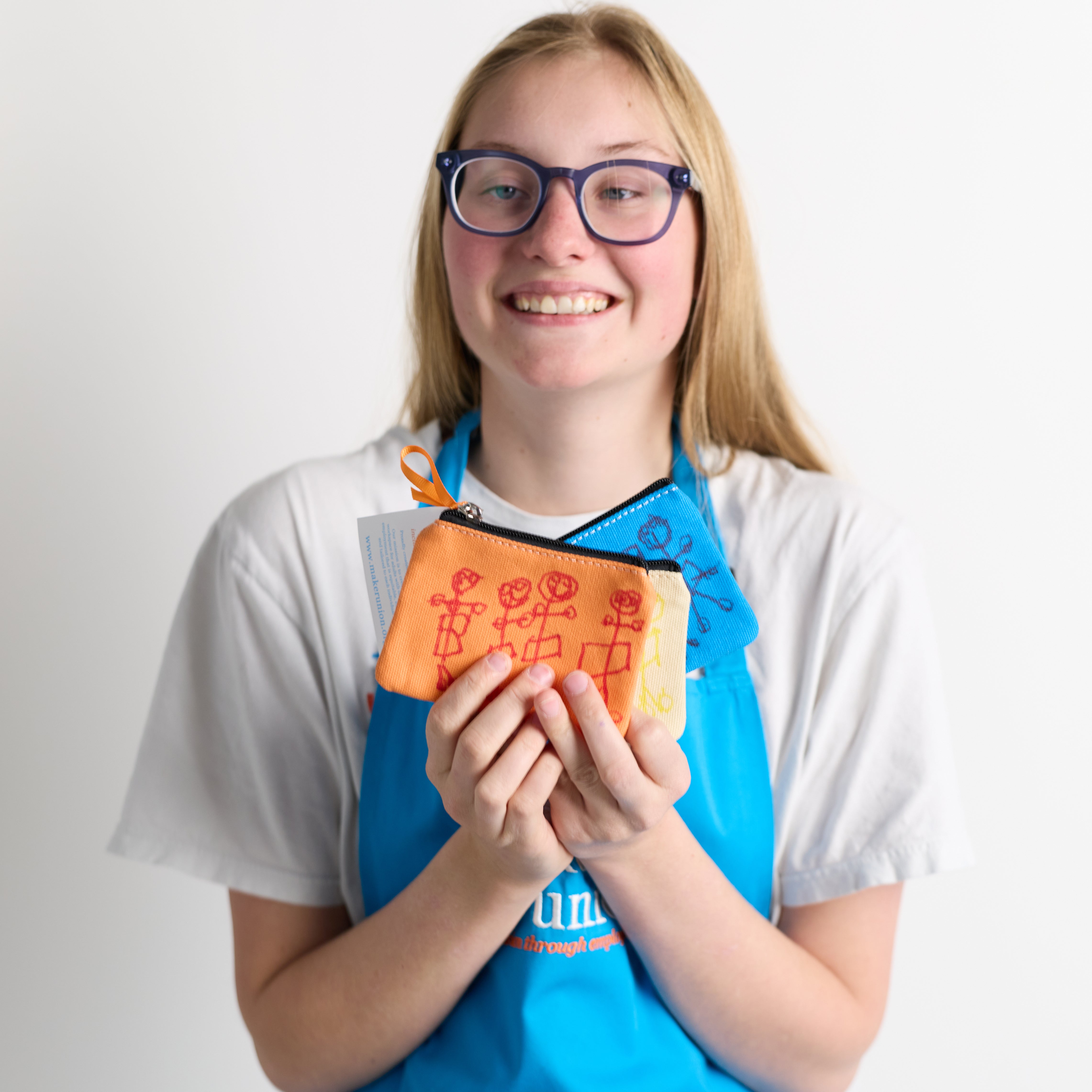 Set of 3 Maker Zip Pouches