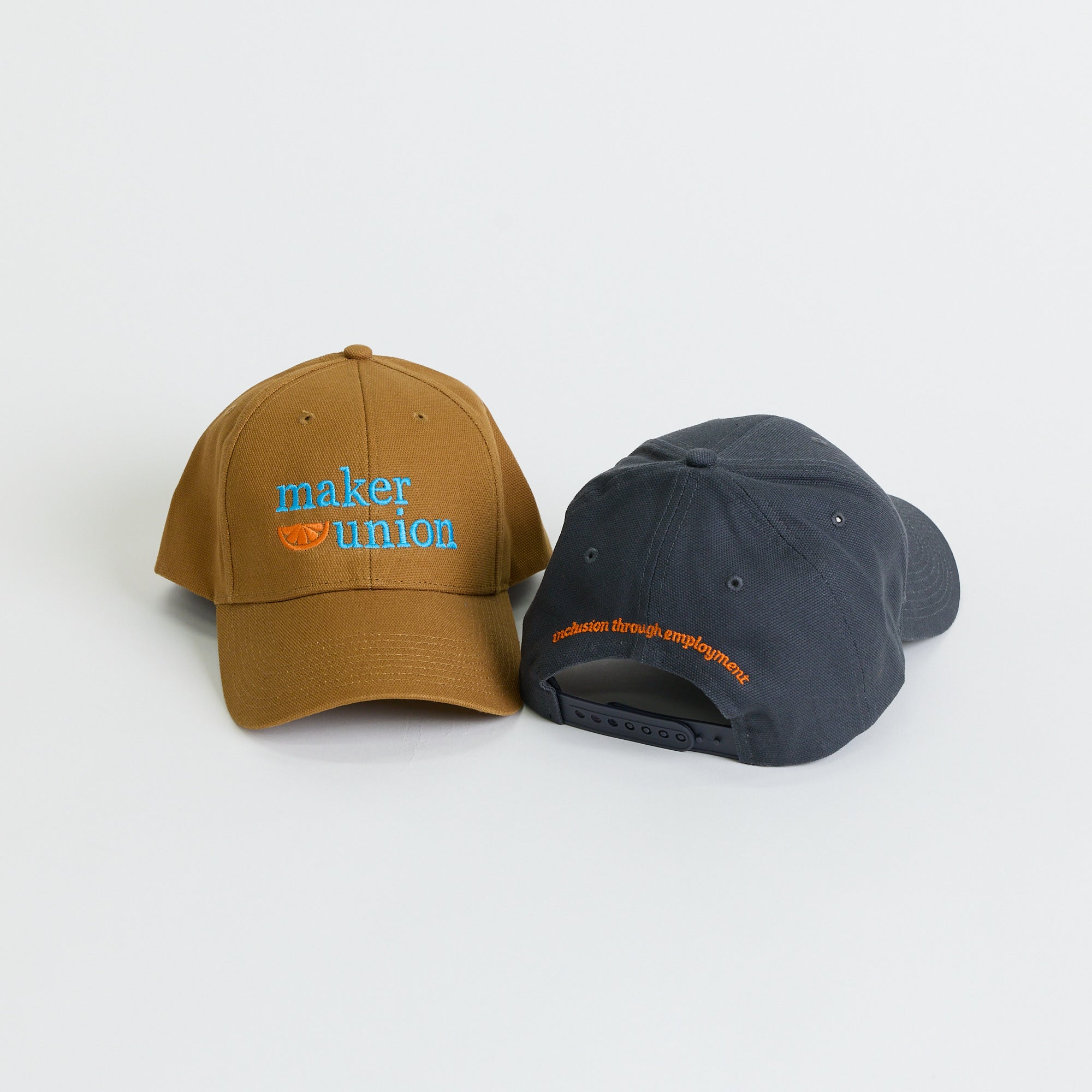 Maker Union Logo Baseball Cap Tan