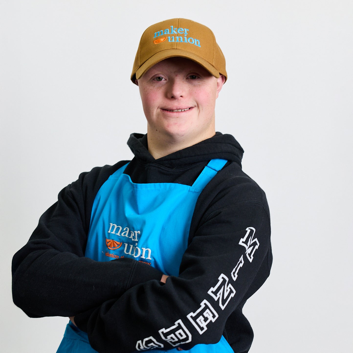 Maker Union Logo Baseball Cap Tan