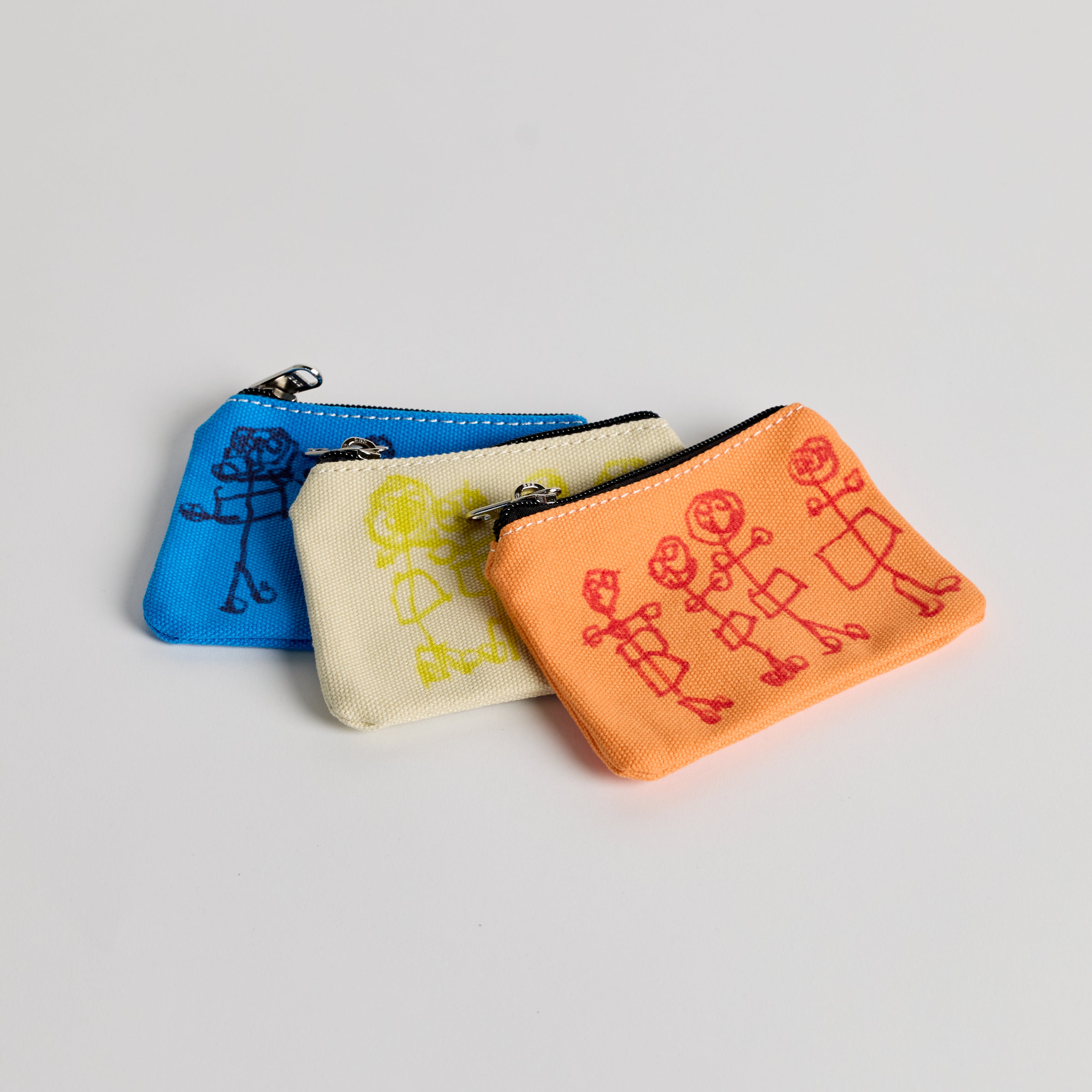 Set of 3 Maker Zip Pouches