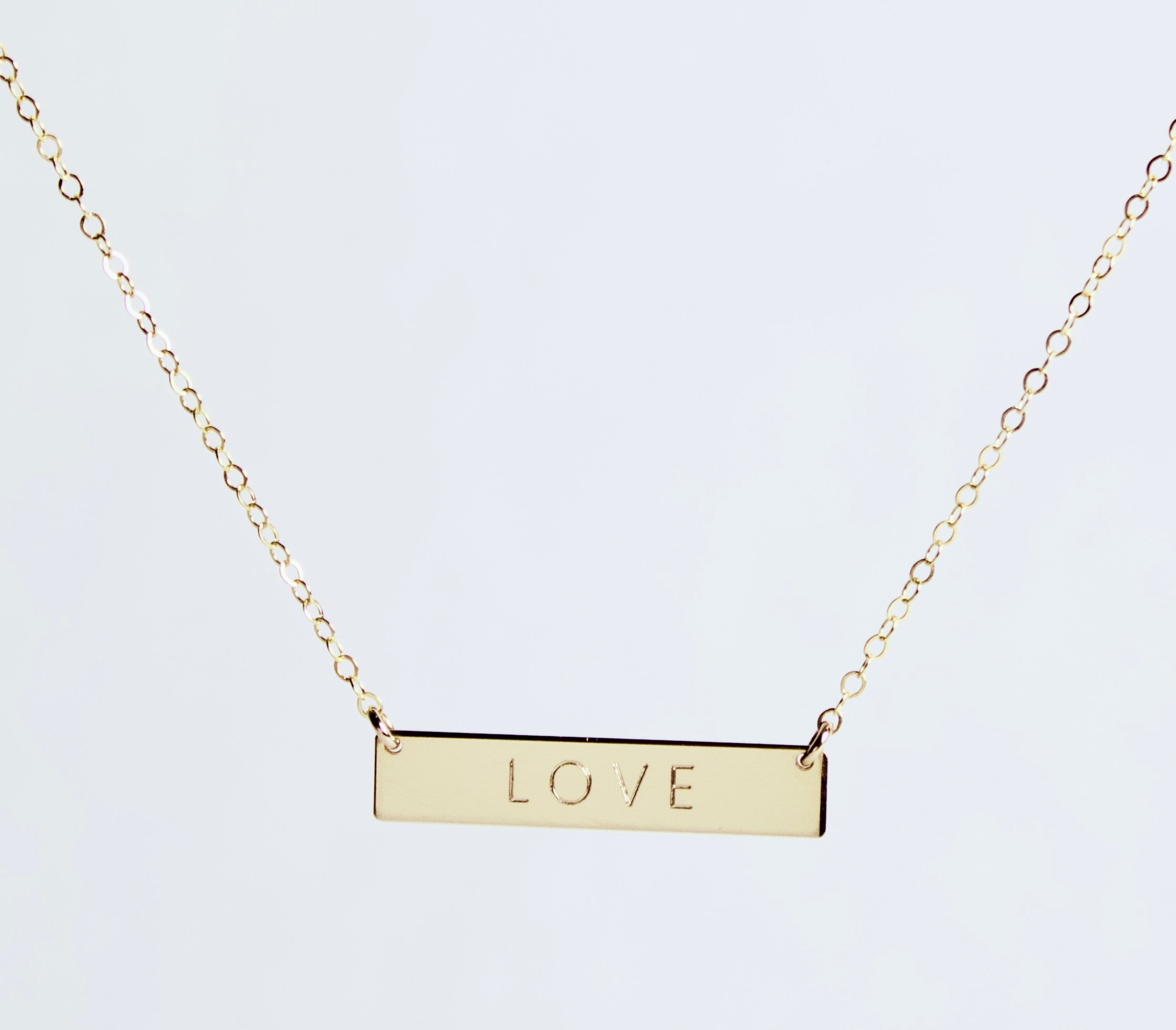 LOVE Bar Necklace