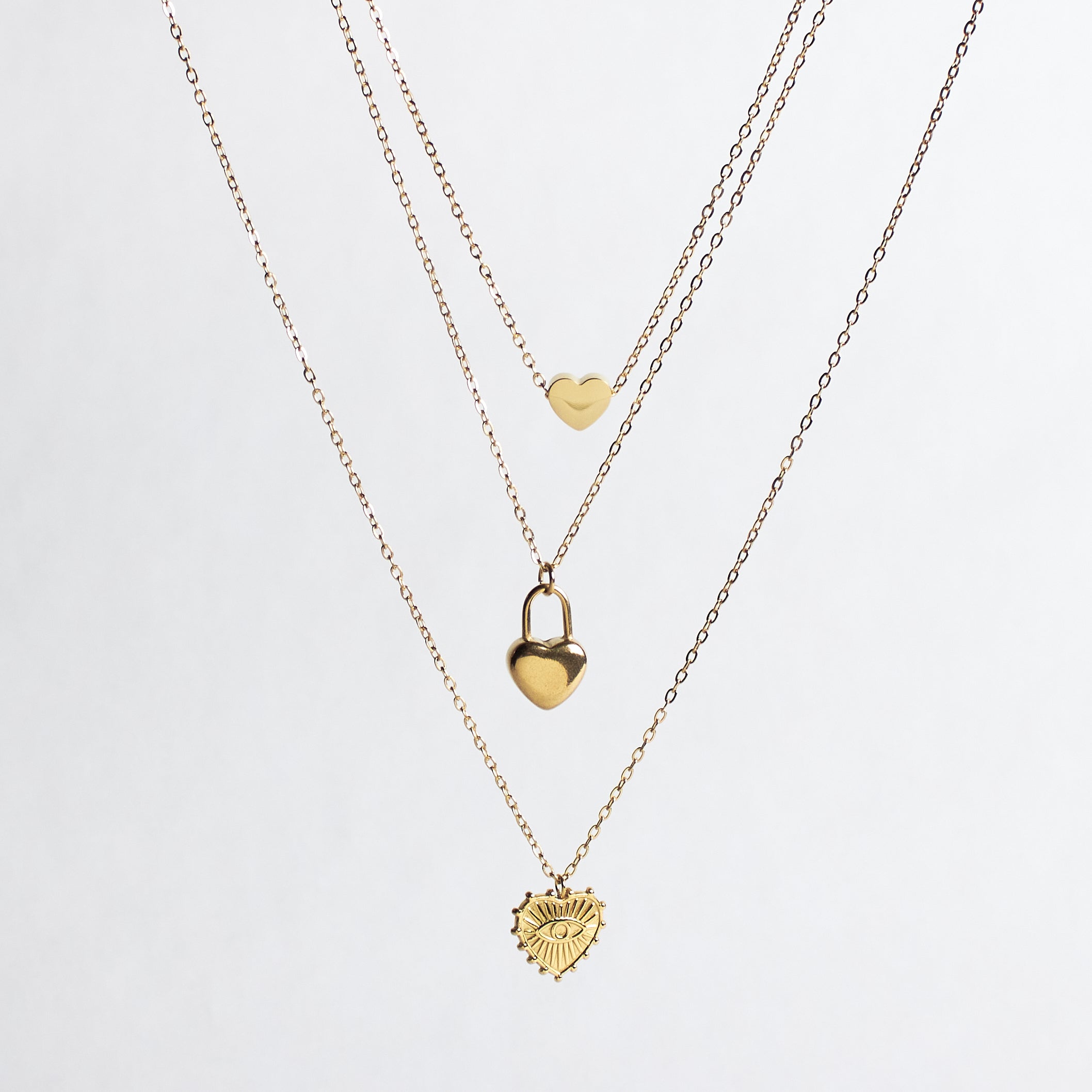 Heart Padlock Necklace