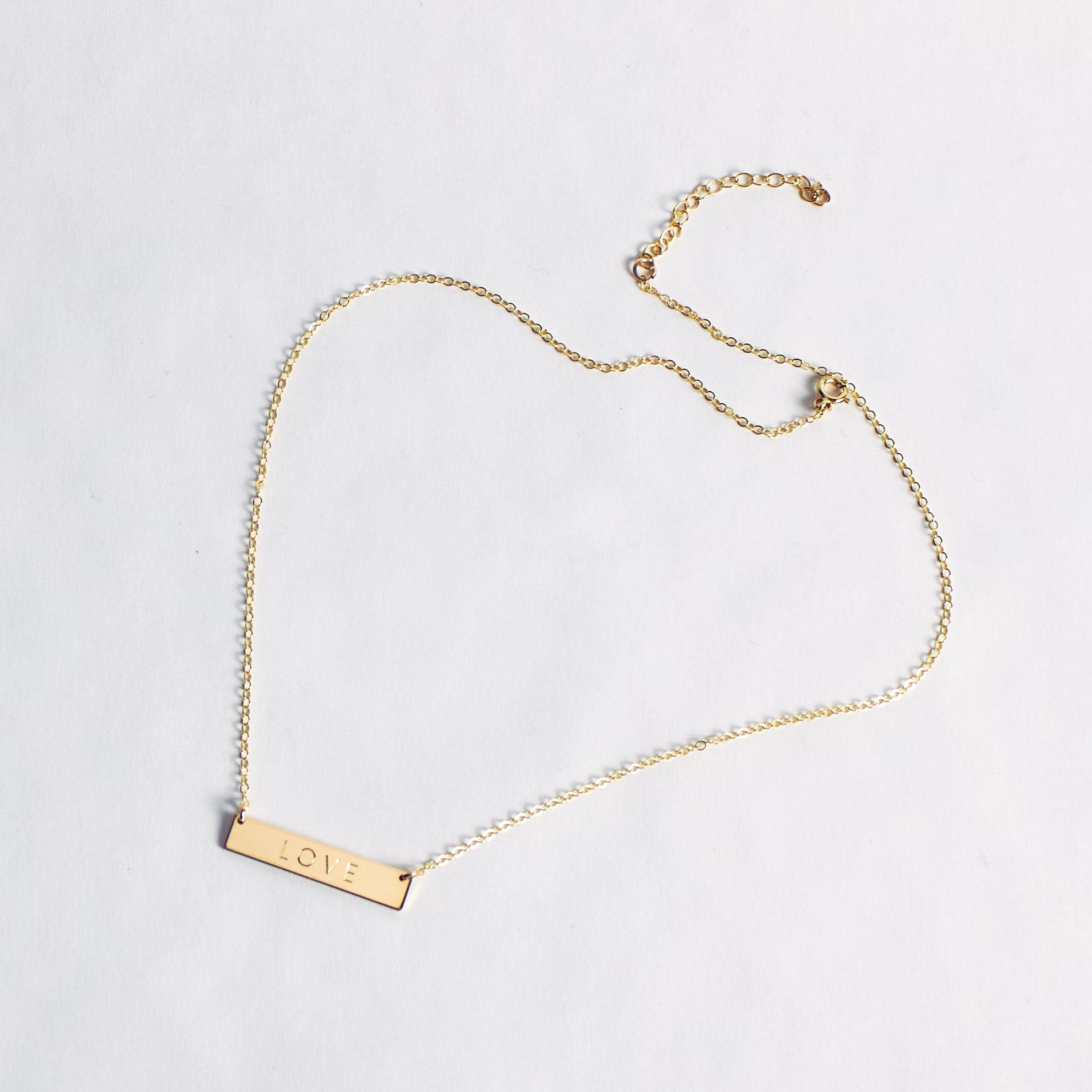 LOVE Bar Necklace