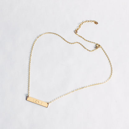 LOVE Bar Necklace