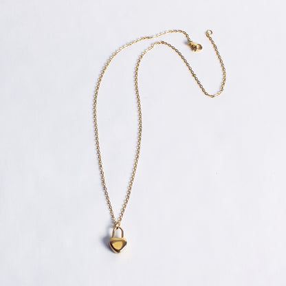 Heart Padlock Necklace