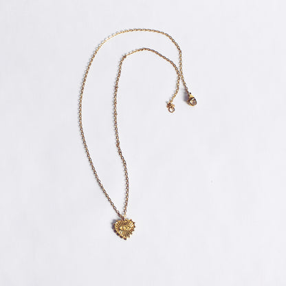 Evil Eye Heart Necklace