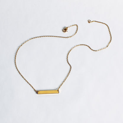 Blank Bar Necklace