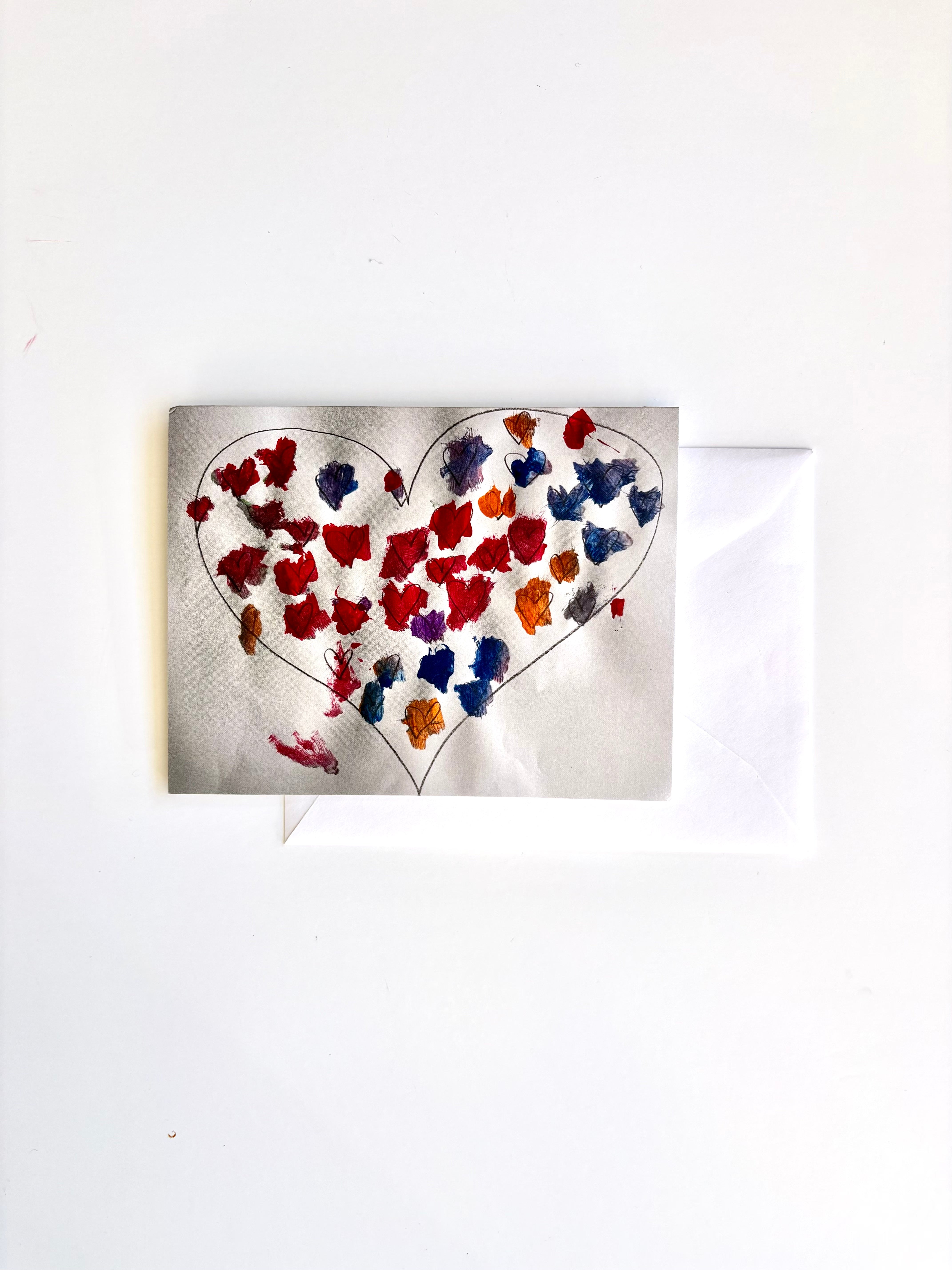 Hearts in Heart Note Card